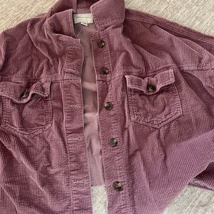 Size medium purple corduroy jacket